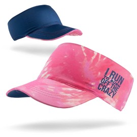 Gone For a Run Runners Lightweight Comfort Performance Visor | I Run to Burn Off The Crazy