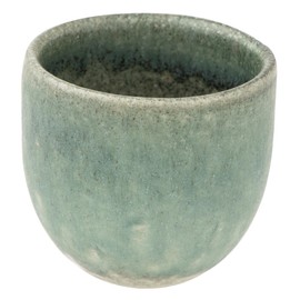 Marui Pottery MR-3-4309 Shigaraki Ware Hechimon Guinomi, Ochoko, Diameter Approx. 2.0 inches (5 cm), Black Celadon, Blue