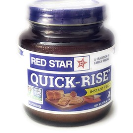 Red Star Quick Rise Yeast, For use in your oven or bread machine, 2012 Chef's Best Taste Award, 4 oz Jar (Pack of 2)