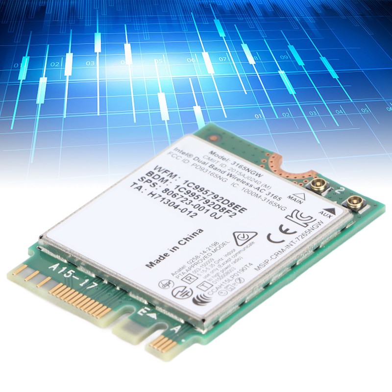 Wireless Network Card 433Mbps Dual Band 2.4G/5G NGFF/M.2 Mini Network