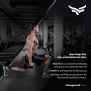 XTRIM Durafit Unisex Stylish Ankle Straps with Metal D-Rings for
