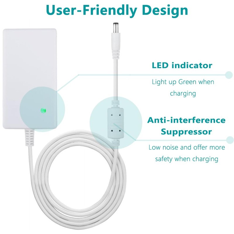 12V Power Cord for Spectra Breast Pump S1 S2 Plus