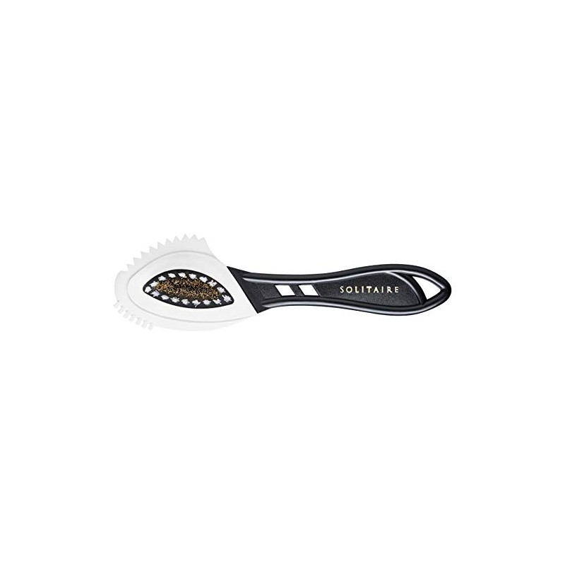 Solitaire - Nubuck Brush Nubuck Brush, Black (black-white)