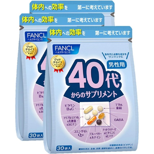  FANCL (New) Supplements for Men from 40s, 45-90 Day