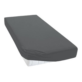 TM Maxx Jersey Fitted Sheet for Babies and Children with Oeko-Tex Standard | 100% Cotton | 7 Different Sizes and 15 Modern Colours to Choose From, Anthracite 041, 80x180 cm