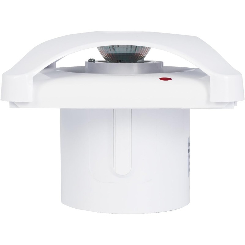 Hon&Guan 100mm Badlüfter mit LED, 95m³/h Wandventilator Abluftventilator, IP44 Ablüfter