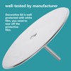 7" Decorative Cleanout Access Covers Plate, Flat Design Cover and