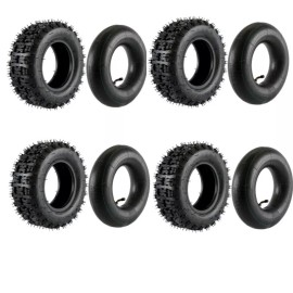 Unbranded 4pc 13x5.00-6 13/500-6 Tire + Tube 13x5-6 for ATV Go Kart Garden Mower Turf