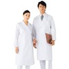 White Coat Doctor Coat Men's Double White EL