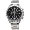 Seiko SBTR005 Men's 1/5 Second Chronograph Quartz Wristwatch, Black, Black