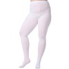 BAERU White Tights, Plus Size, White Tights, Color Tights, Elastic