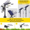 ROSHWEY Solar Spot Lights Outdoor, 22 LED 700 Lumens Bright