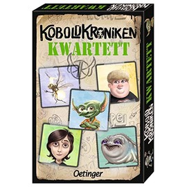 Oetinger Goblin Kroniken. Kwartett: Trump and Kwartett in one. With 4 cards to design yourself and AR experience.
