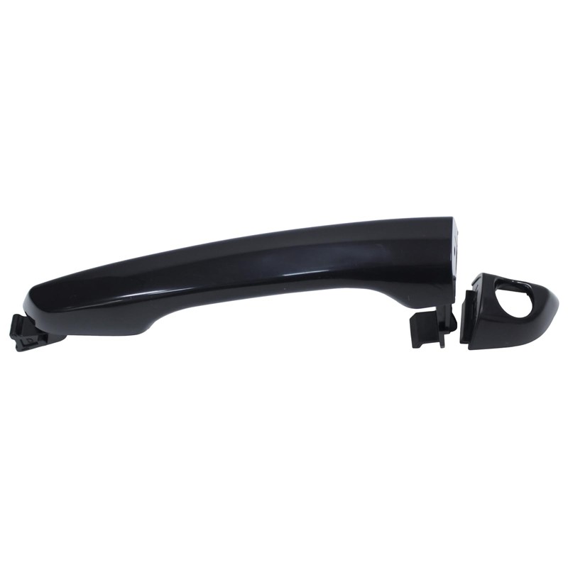 MOTOKU Front Left Black Exterior Door Handle and Door Lock