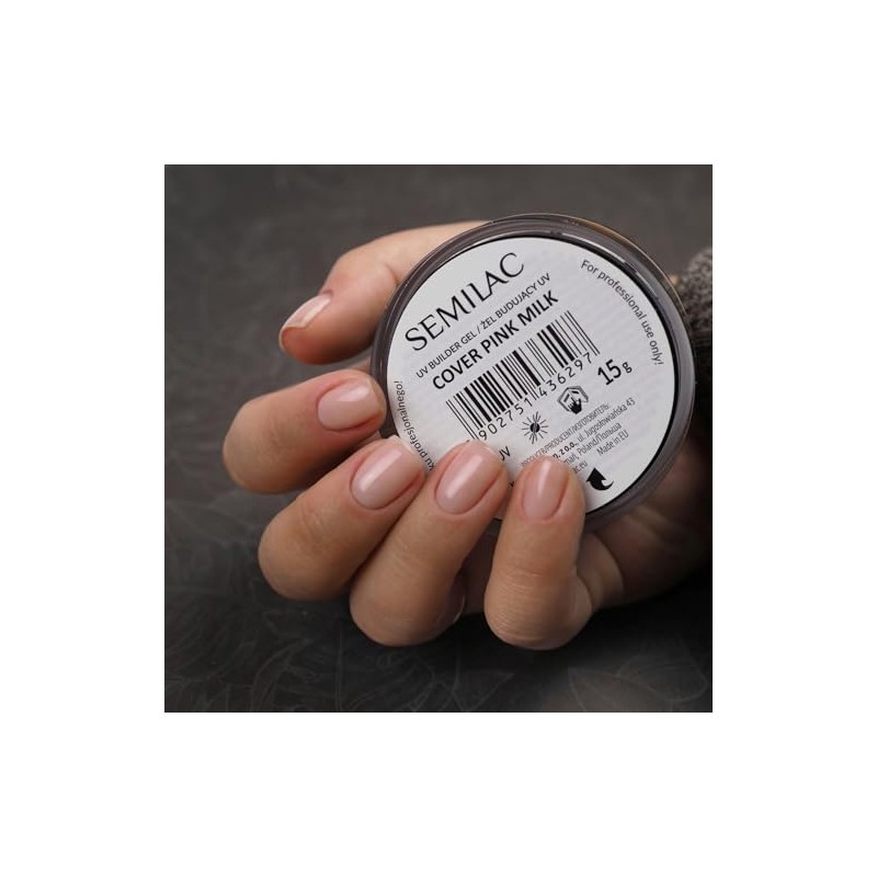 Semilac Gel per unghie dure e resistenti, facile da applicare,