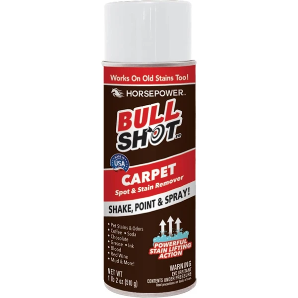 Bull Shot Carpet Spot & Stain Remover by Horsepower, AS-SEEN-ON-TV,