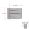 Craftmade CH1305-WW Designer Shiplap Door Chime, Whitewash (6.7"H x 9.3"W)