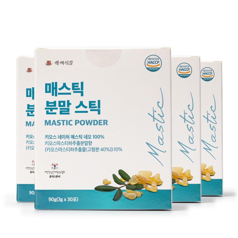 Baekse Food Mastic Powder Stick 3gx30 sachets 3+1 box /