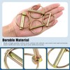 Glarks 50Pcs Heavy Duty Lynch Pin with Lanyard Cable Set