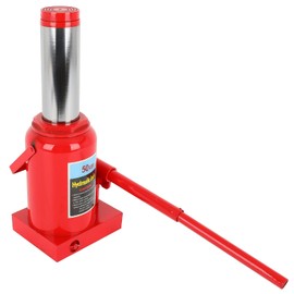 LSAILON 50 Ton Capacity Hydraulic Car Bottle Jack Cylinder Jack Auto Truck Repair Tool - Red