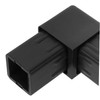 SHINEOFI 10pcs Plastic Square Tubing Connector Fittings Shape Joints for