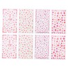 OHPHCALL DIY Nail Stickers for Women Girls 8 Sheets of