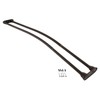 Kingston Brass CCD2175 Adjustable 60-Inch-72-Inch Double Curved Stainless Steel Shower