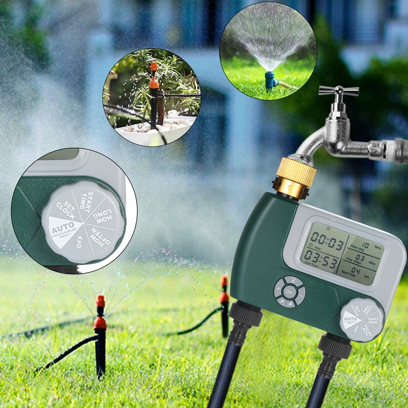 Programmable Digital Hose Faucet Timer Outdoor Battery Operated Automatic Watering