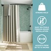 Zenna Home Rustproof Double Curved Shower Curtain Rod, No Drill