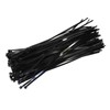 Pack of 100 Cable Ties Black 200 mm x 4.8