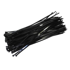 Pack of 100 Cable Ties Black 200 mm x 4.8 mm Craftsman Quality Cable Ties Short 20 cm 22.2 kg Tensile Force