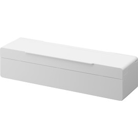 Yamazaki 1784 Film Hook, Cutting Board Sheet Case, White, Main Unit: Approx. W11.8 x D3.5 x 3.5 inches (30 x 8.8 x 8 cm), Plate, Storage per Box, Cutting Board Sheet, Dedicated Case