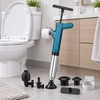 Pneumatic Drain Blaster for Clogged Toilets & Sinks – Stainless
