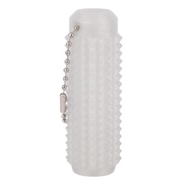 BOXOB Spiky Fidget Keychains, Portable Textured Soft Spiky Toys Luminous Keychain Quiet Calm Down Toy for Calming for Home Office Travel