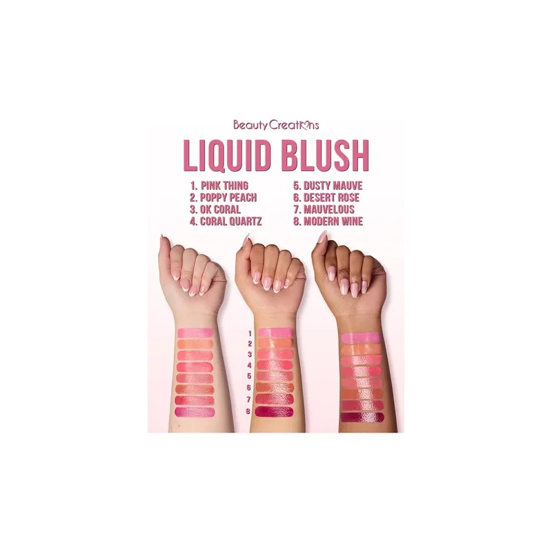Beauty Creations Liquid Blush - Rubor Liquido Tono Del Maquillaje