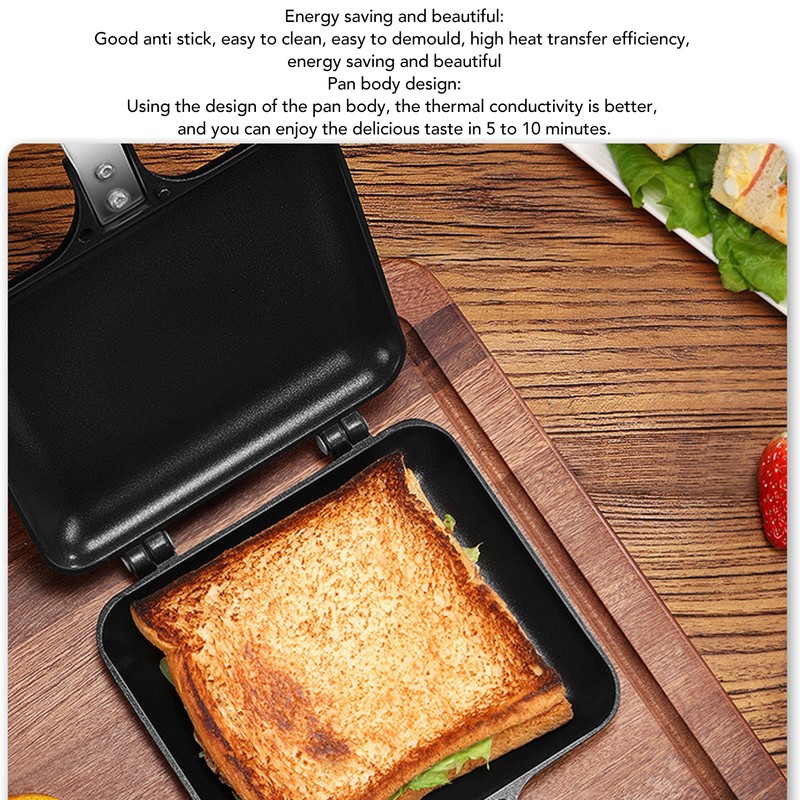 Non Stick Frying Pan Double Sided Aluminium Alloy with Anti