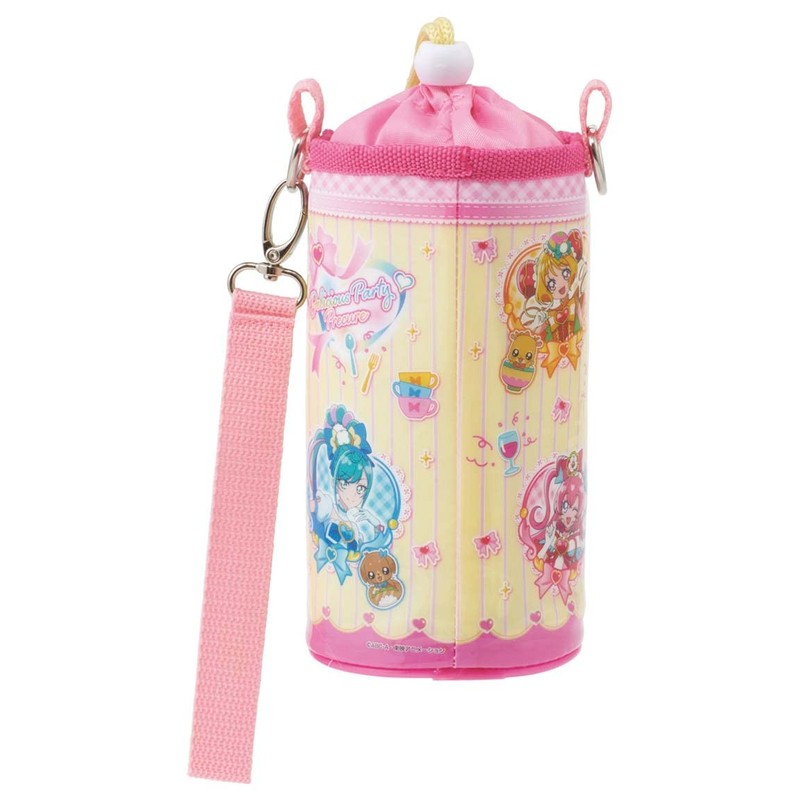 Skater PVPC6-A Delicious Precure Enamel Plastic Bottle Case, 16.9 fl