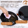 20-Piece Ceramic Nonstick Cookware Set | Detachable Handle, Stackable for