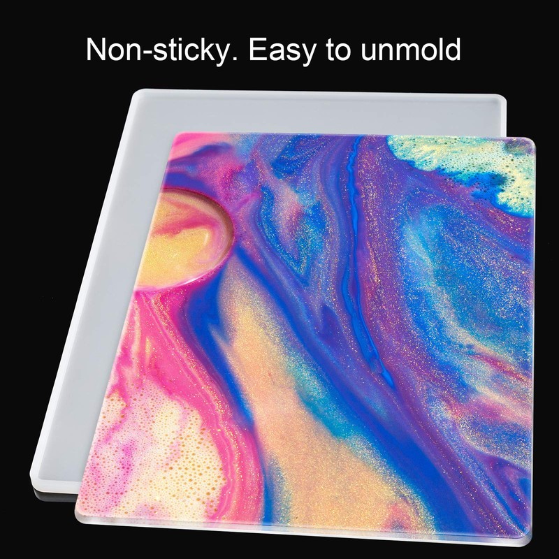 A4 Letter Size Clipboard Epoxy Resin DIY Casting Soft Silicone