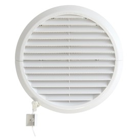 The dfr160 X Ventilation Grill Ventilation Plastic Folding, White, Diameter 186 mm