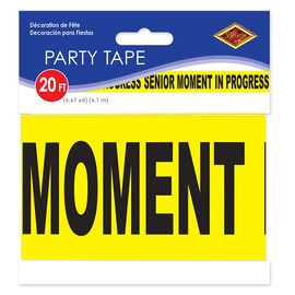 Senior Moment In Progress Party Tape 3" x 20' 1/Pkg