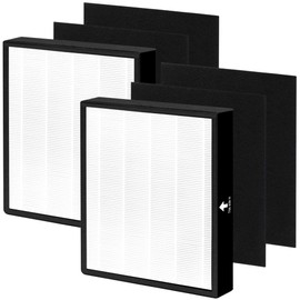 FLT5900 Replacement Filter - J - Compatible with AC5900WCA and AC5900WDLX Air Purifiers - 2 x H13 Grade Filter & 4 x Carbon Pre-Filters - Part # FLT5900