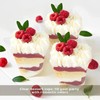 Paquete de 50 Tazas de Postre con Cucharas, Mini Tazas