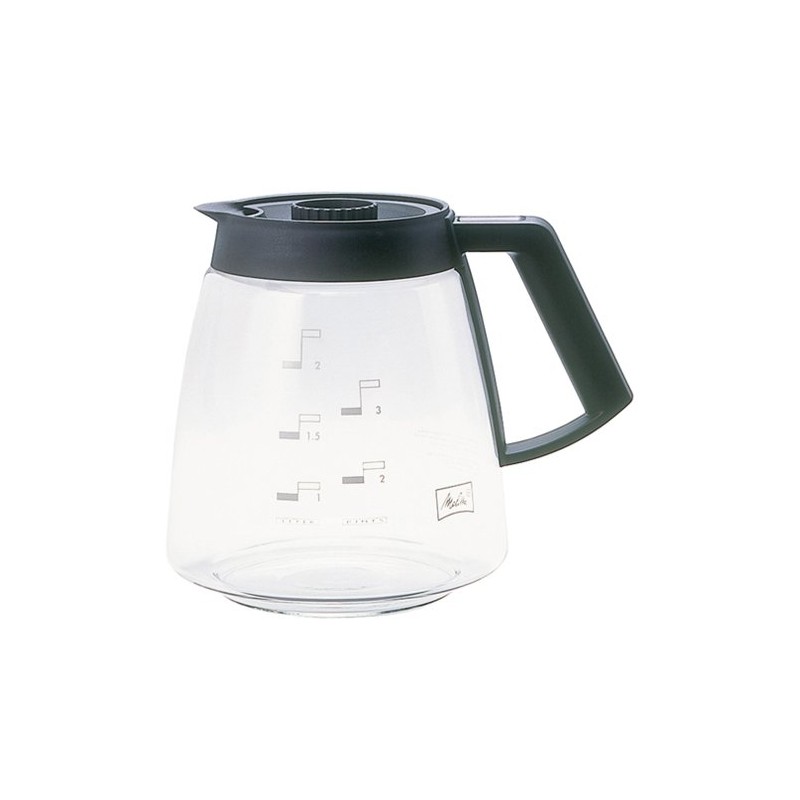 Melitta Glaskanne 2,2 Liter Kaffeebecher, mehrfarbig, einzigartig