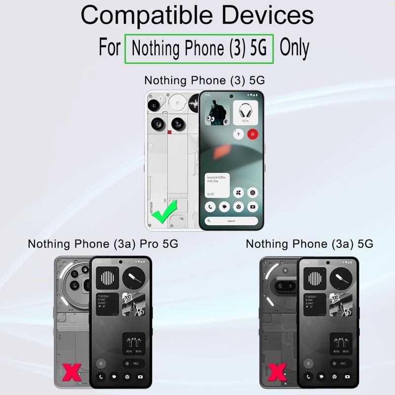 Ibywind for Nothing Phone (3) 5G Screen Protector,2 Pack,9H Hardness