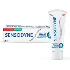 Sensodyne Toothpaste Repairs & Protects Fresh Mint for Sensitive Teeth Long Lasting Protection Against Tooth Sensitivity 75ml