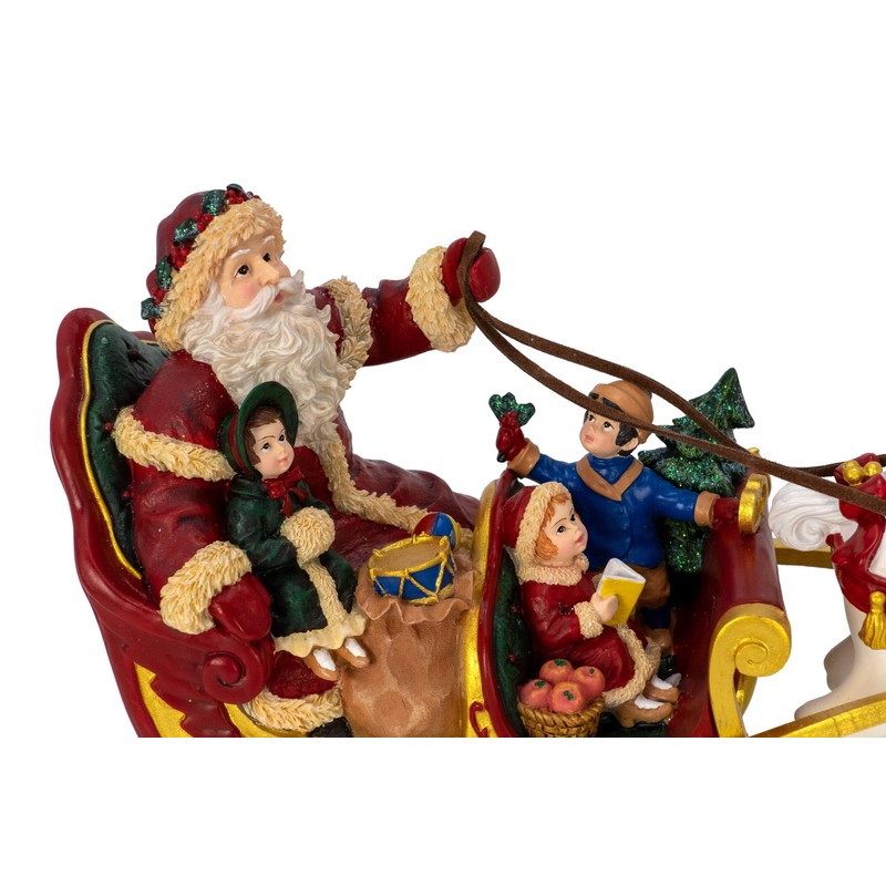 The San Francisco Music Box Company Santa with Children on