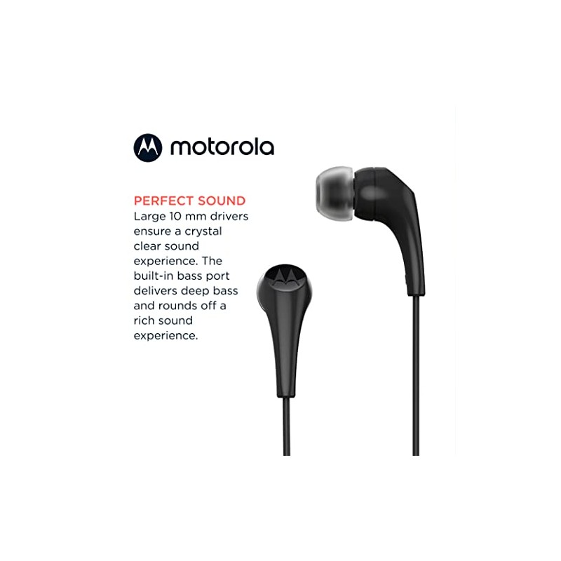 Motorola Earbuds 2S Audífonos con Micrófono Manos Libres Nueva Línea