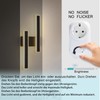 Bilihondim Steckdosendimmer, LED und Halogen Dimmer, Plug & Play Drehschalter