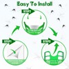 40 Pack Replacement Fly Glue Boards Sticky Cards Mosquito Trap